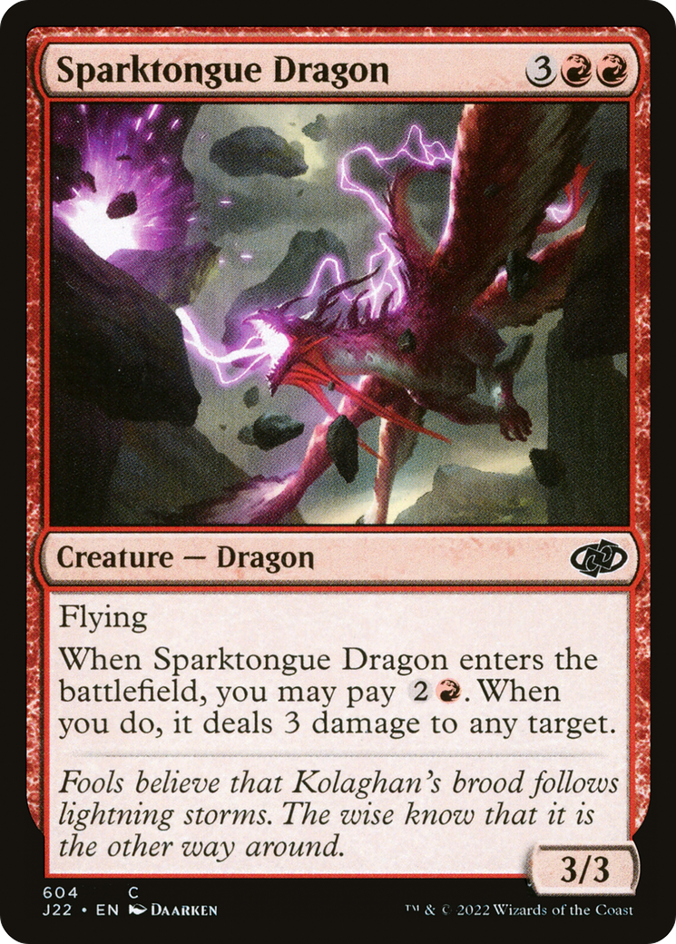 Sparktongue Dragon [Jumpstart 2022] - The Mythic Store | 24h Order Processing