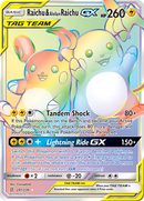 Raichu & Alolan Raichu GX (241/236) [Sun & Moon: Unified Minds] - The Mythic Store | 24h Order Processing