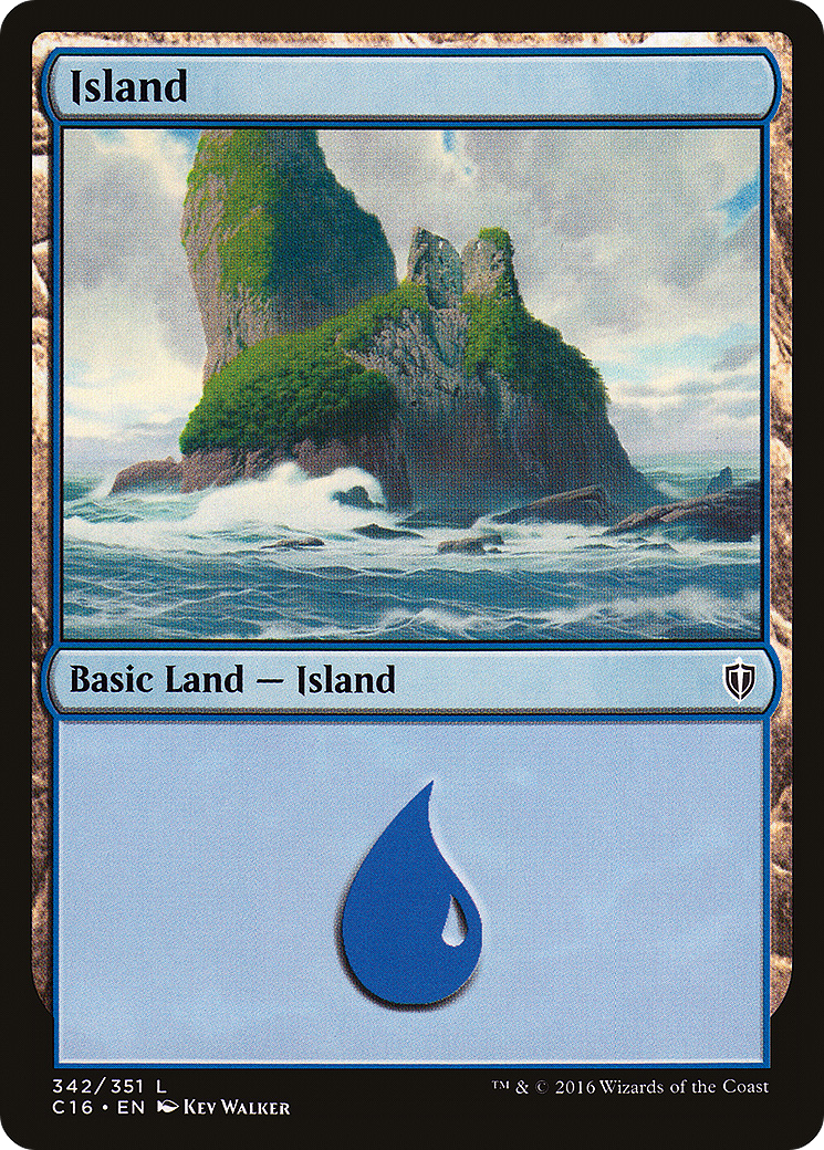 Island (342) [Commander 2016] - The Mythic Store | 24h Order Processing