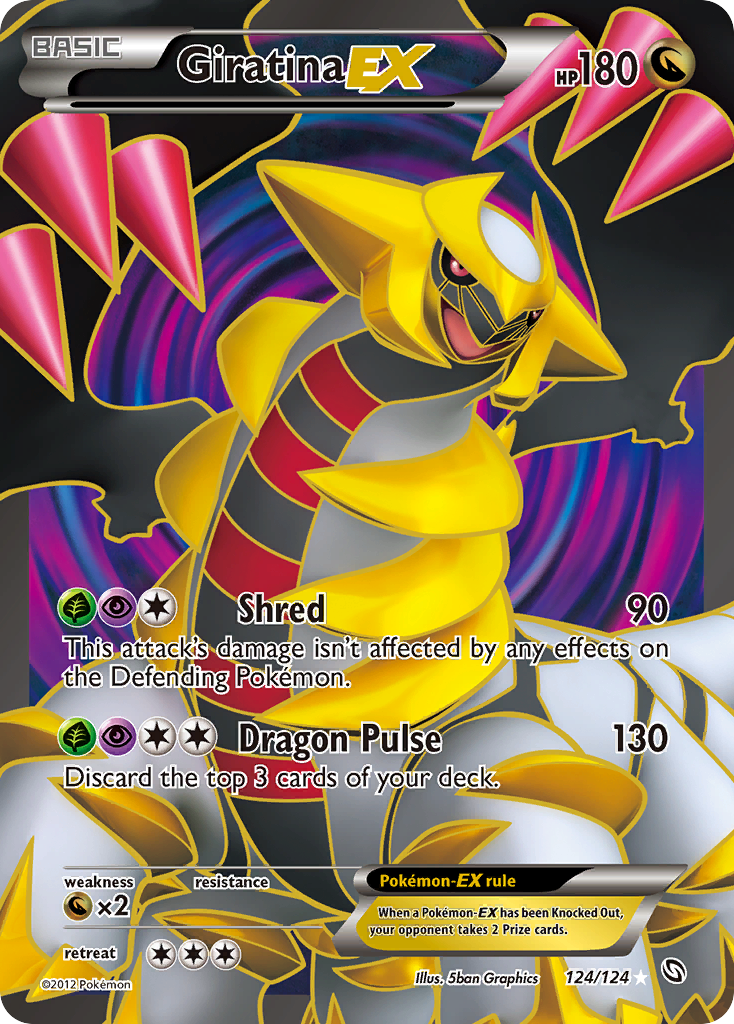 Giratina EX (124/124) [Black & White: Dragons Exalted] - The Mythic Store | 24h Order Processing