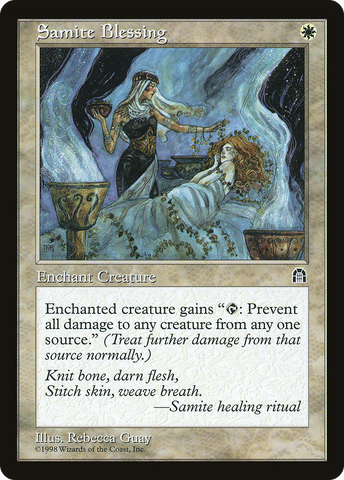 Samite Blessing [Stronghold] - The Mythic Store | 24h Order Processing