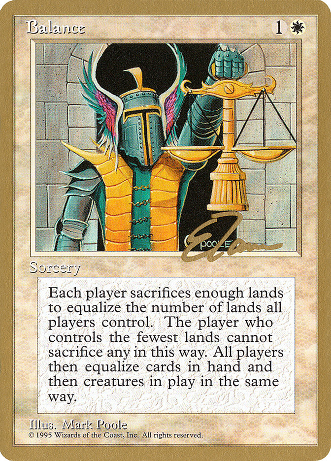 Balance (Eric Tam) [Pro Tour Collector Set] - The Mythic Store | 24h Order Processing