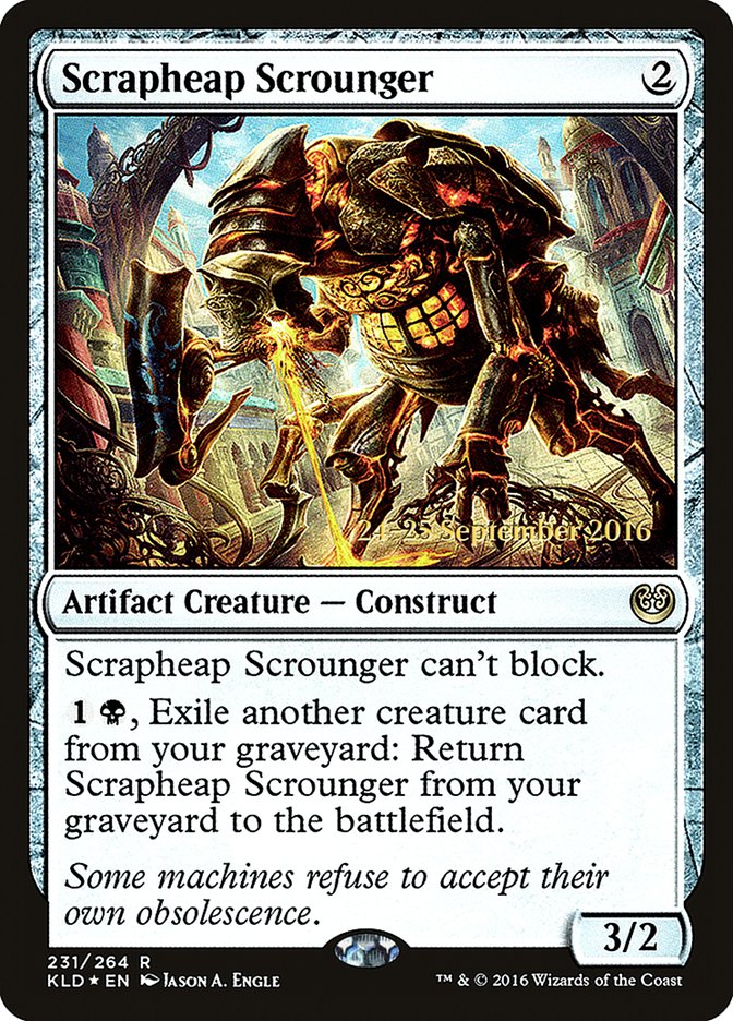 Scrapheap Scrounger [Kaladesh Prerelease Promos] - The Mythic Store | 24h Order Processing