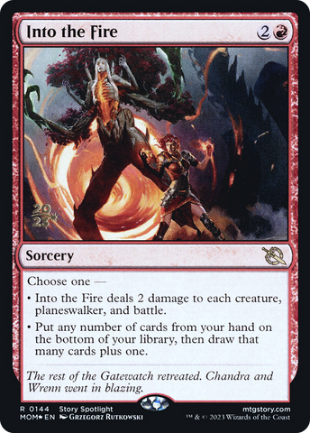 Into the Fire [March of the Machine Prerelease Promos] - The Mythic Store | 24h Order Processing