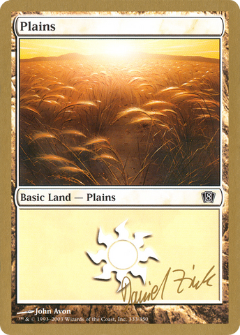 Plains (dz333) (Daniel Zink) [World Championship Decks 2003] - The Mythic Store | 24h Order Processing