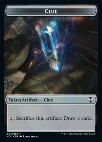 Clue // Copy Double-Sided Token [Streets of New Capenna Commander Tokens] - The Mythic Store | 24h Order Processing