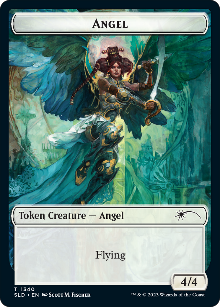 Angel (SLD) // Soldier (GRN) Double-Sided Token [Secret Lair: Angels Tokens] - The Mythic Store | 24h Order Processing