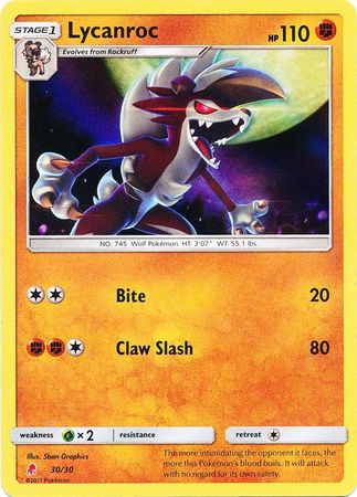 Lycanroc (30/30) [Sun & Moon: Trainer Kit - Lycanroc] - The Mythic Store | 24h Order Processing