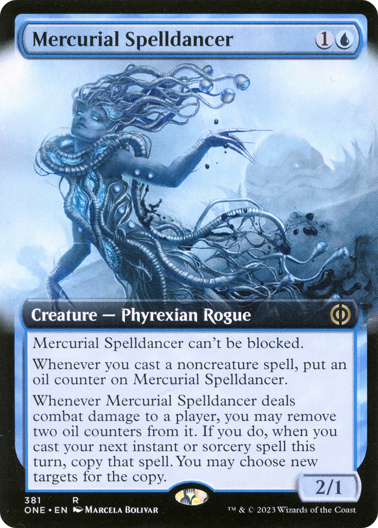Mercurial Spelldancer (Extended Art) [Phyrexia: All Will Be One] - The Mythic Store | 24h Order Processing