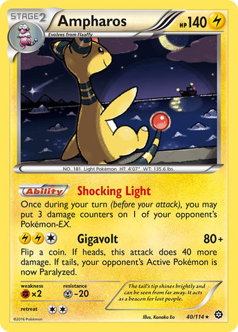 Ampharos (40/114) (Theme Deck Exclusive) [XY: Steam Siege] - The Mythic Store | 24h Order Processing