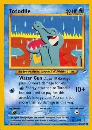 Totodile (85/105) [Neo Destiny Unlimited] - The Mythic Store | 24h Order Processing