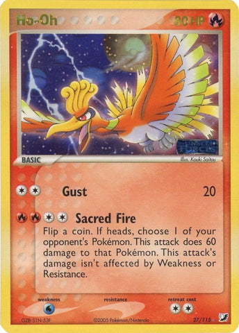 Ho-Oh (27/115) (Stamped) [EX: Unseen Forces] - The Mythic Store | 24h Order Processing