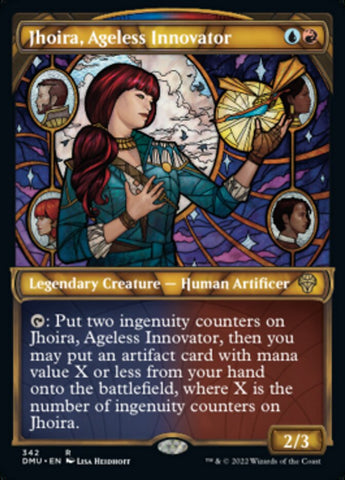 Jhoira, Ageless Innovator (Showcase Textured) [Dominaria United] - The Mythic Store | 24h Order Processing