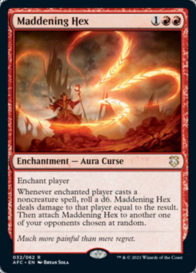 Maddening Hex [Dungeons & Dragons: Adventures in the Forgotten Realms Commander] - The Mythic Store | 24h Order Processing