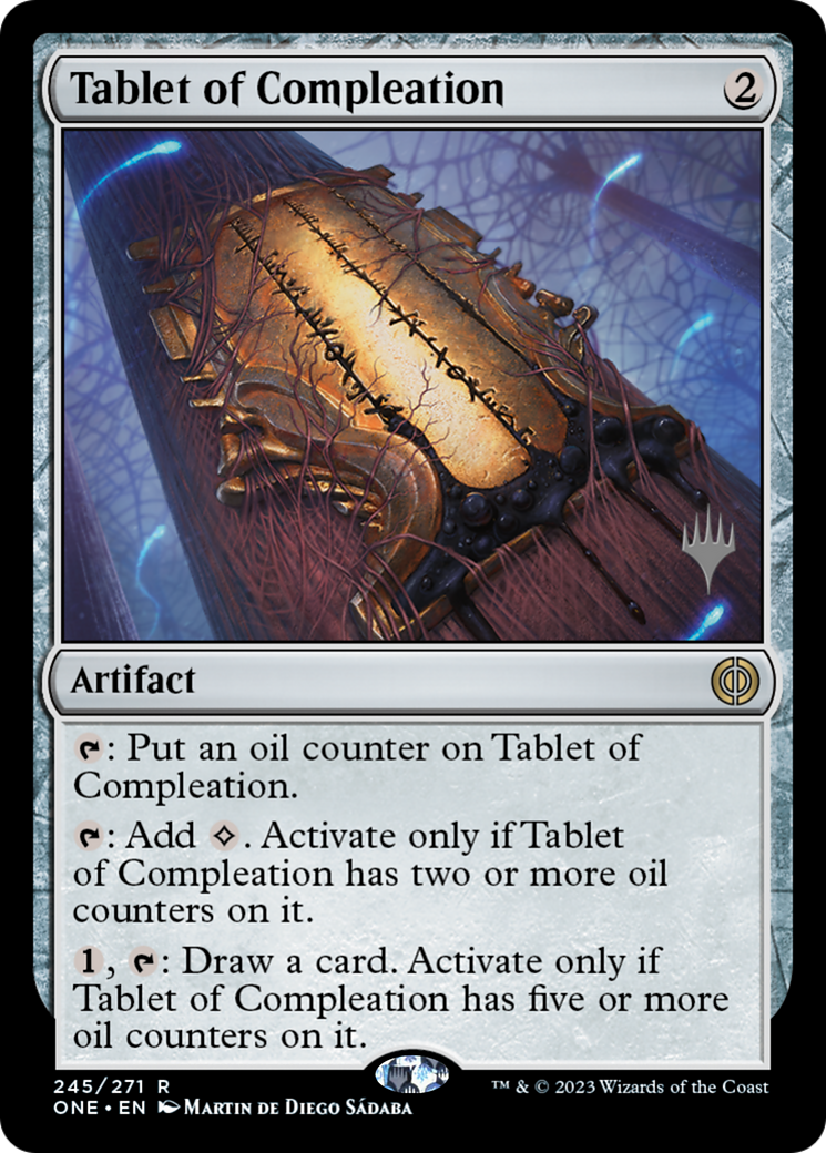 Tablet of Compleation (Promo Pack) [Phyrexia: All Will Be One Promos] - The Mythic Store | 24h Order Processing