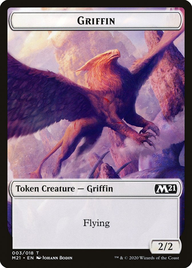 Dog // Griffin Double-Sided Token [Core Set 2021 Tokens] - The Mythic Store | 24h Order Processing