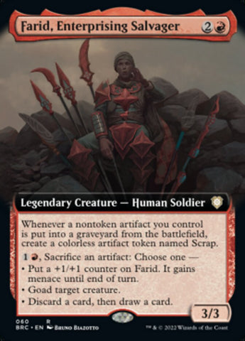 Farid, Enterprising Salvager (Extended Art) [The Brothers' War Commander] - The Mythic Store | 24h Order Processing