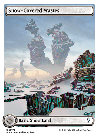 Snow-Covered Wastes (White Border) [Mystery Booster 2] - The Mythic Store | 24h Order Processing