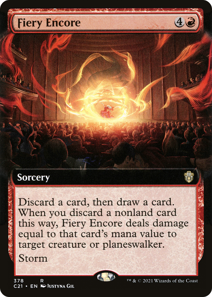 Fiery Encore (Extended Art) [Commander 2021] - The Mythic Store | 24h Order Processing