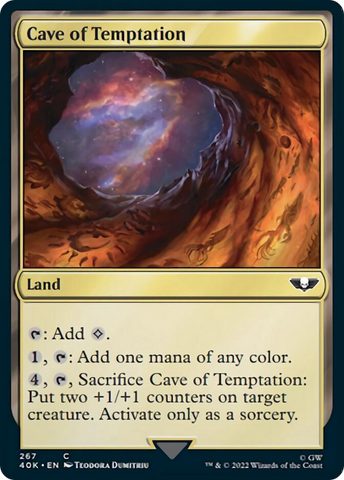 Cave of Temptation (Surge Foil) [Warhammer 40,000] - The Mythic Store | 24h Order Processing