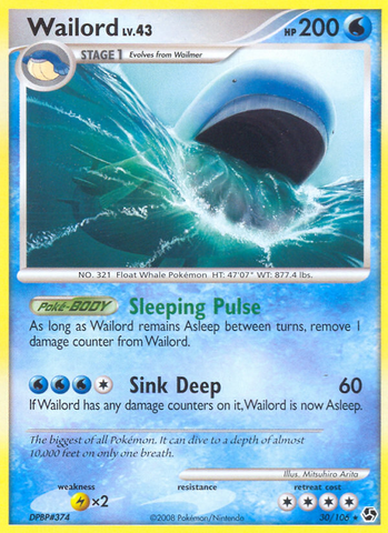 Wailord (30/106) [Diamond & Pearl: Great Encounters] - The Mythic Store | 24h Order Processing