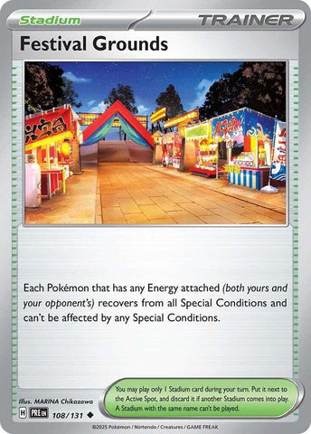 Festival Grounds (108/131) [Scarlet & Violet: Prismatic Evolutions] - The Mythic Store | 24h Order Processing