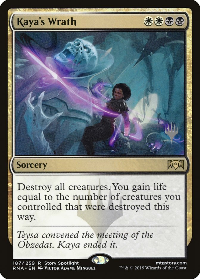 Kaya's Wrath (Promo Pack) [Ravnica Allegiance Promos] - The Mythic Store | 24h Order Processing