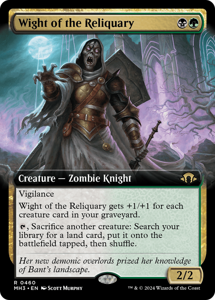 Wight of the Reliquary (Extended Art) [Modern Horizons 3] - The Mythic Store | 24h Order Processing