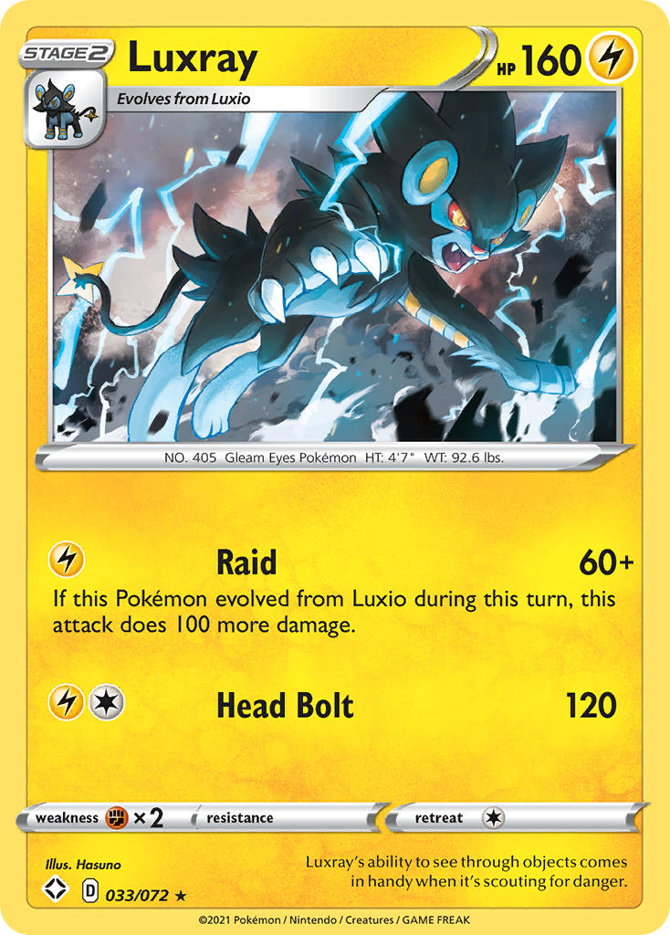 Luxray (033/072) [Sword & Shield: Shining Fates] - The Mythic Store | 24h Order Processing