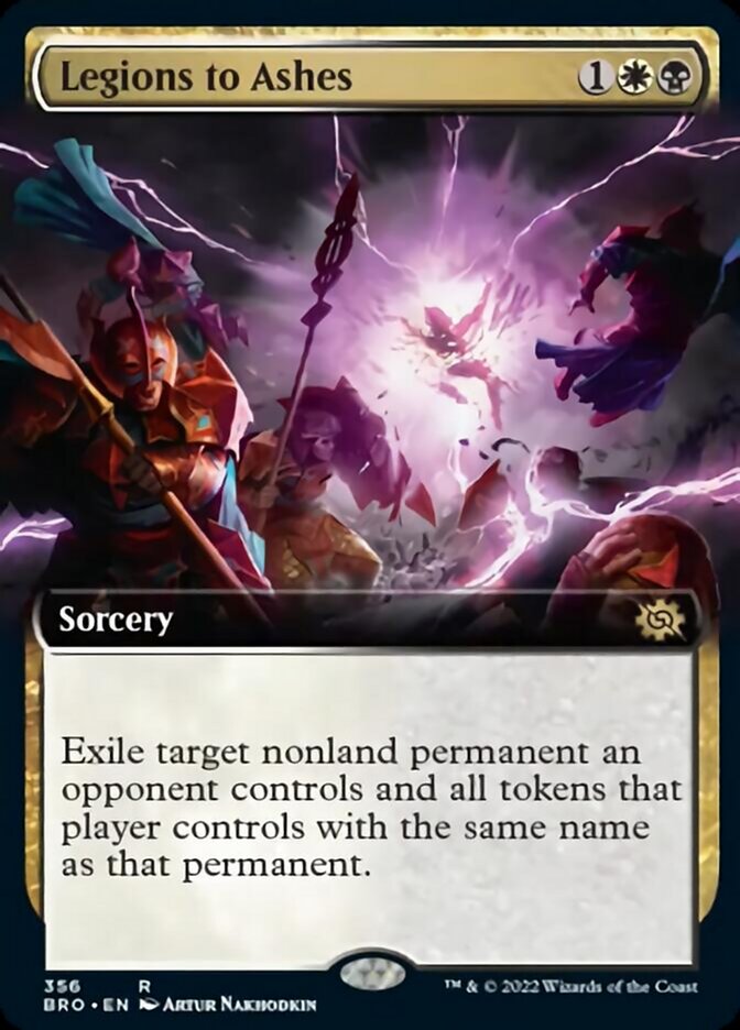 Legions to Ashes (Extended Art) [The Brothers' War] - The Mythic Store | 24h Order Processing
