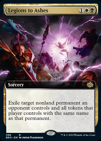 Legions to Ashes (Extended Art) [The Brothers' War] - The Mythic Store | 24h Order Processing