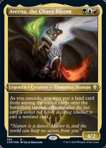 Averna, the Chaos Bloom (Etched) [Commander Legends] - The Mythic Store | 24h Order Processing