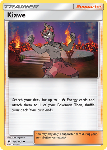 Kiawe (116/147) [Sun & Moon: Burning Shadows] - The Mythic Store | 24h Order Processing