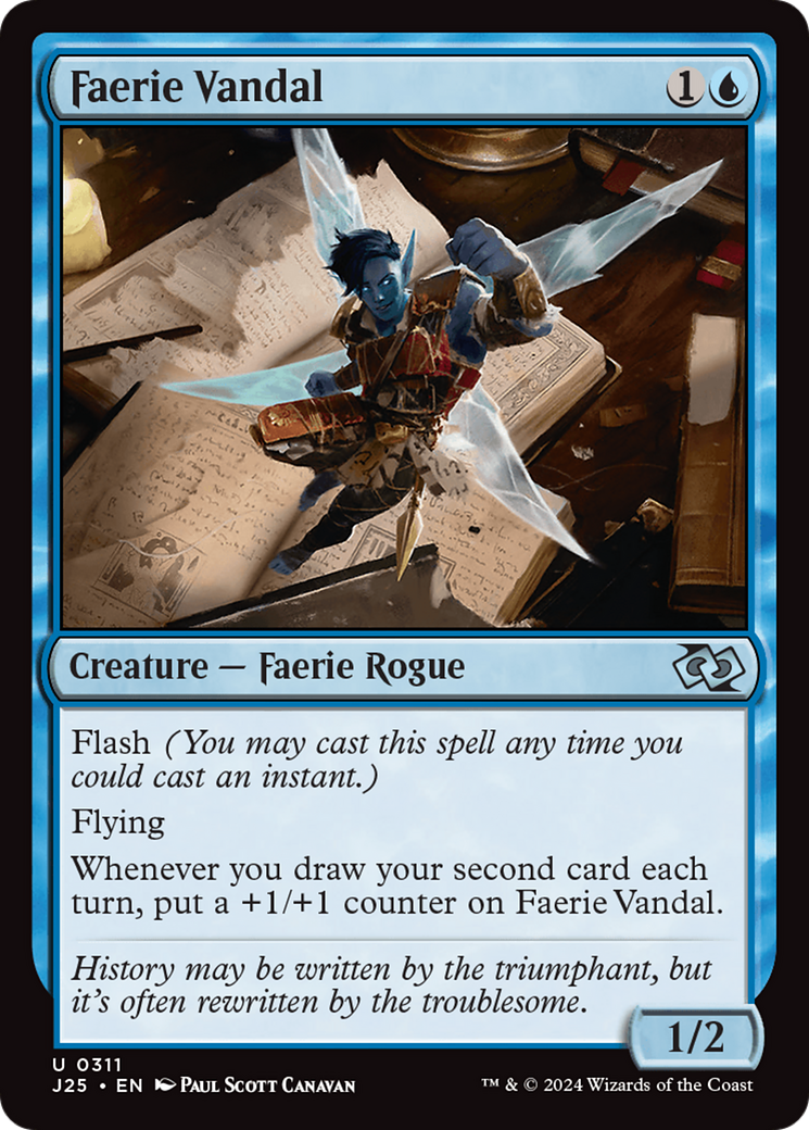 Faerie Vandal [Foundations Jumpstart] - The Mythic Store | 24h Order Processing
