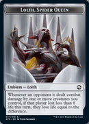 Treasure // Lolth, Spider Queen Emblem Double-Sided Token [Dungeons & Dragons: Adventures in the Forgotten Realms Tokens] - The Mythic Store | 24h Order Processing