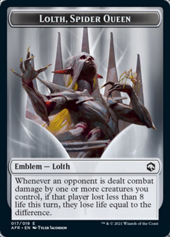Lolth, Spider Queen Emblem [Dungeons & Dragons: Adventures in the Forgotten Realms Tokens] - The Mythic Store | 24h Order Processing