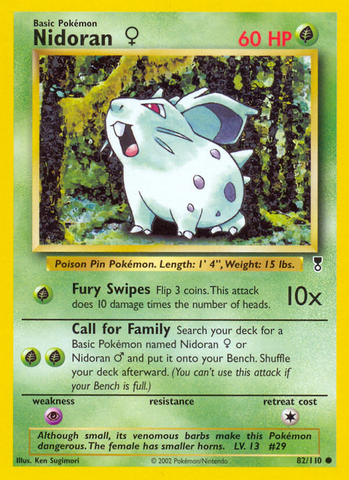 Nidoran (82/110) (Female) [Legendary Collection] - The Mythic Store | 24h Order Processing