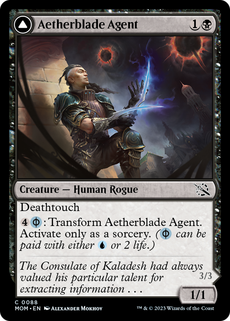 Aetherblade Agent // Gitaxian Mindstinger [March of the Machine] - The Mythic Store | 24h Order Processing