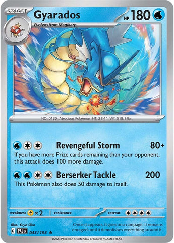 Gyarados (043/193) [Scarlet & Violet: Paldea Evolved] - The Mythic Store | 24h Order Processing