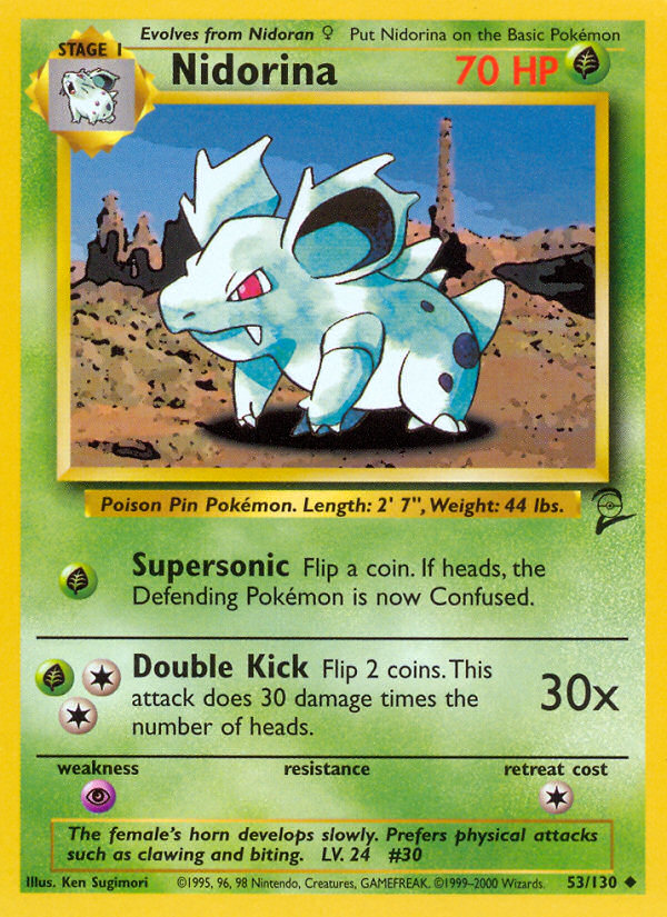 Nidorina (53/130) [Base Set 2] - The Mythic Store | 24h Order Processing