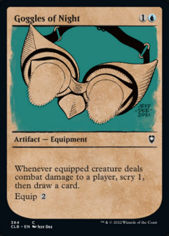 Goggles of Night (Showcase) [Commander Legends: Battle for Baldur's Gate] - The Mythic Store | 24h Order Processing