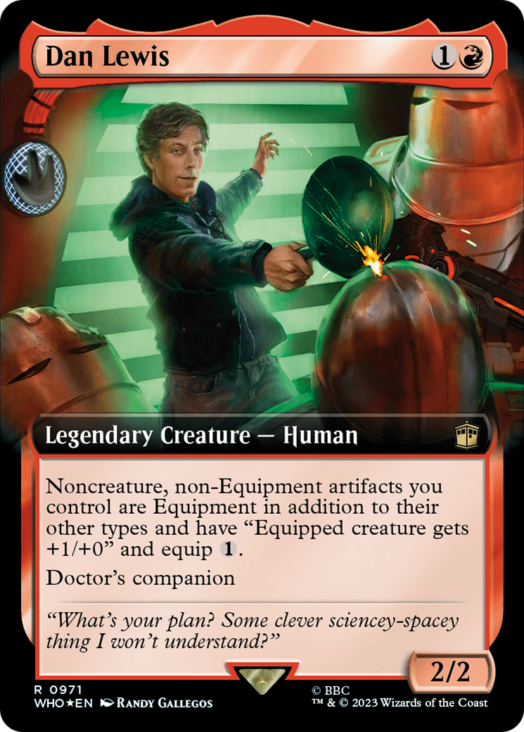 Dan Lewis (Extended Art) (Surge Foil) [Doctor Who] - The Mythic Store | 24h Order Processing