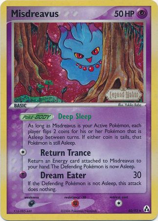 Misdreavus (40/92) (Stamped) [EX: Legend Maker] - The Mythic Store | 24h Order Processing