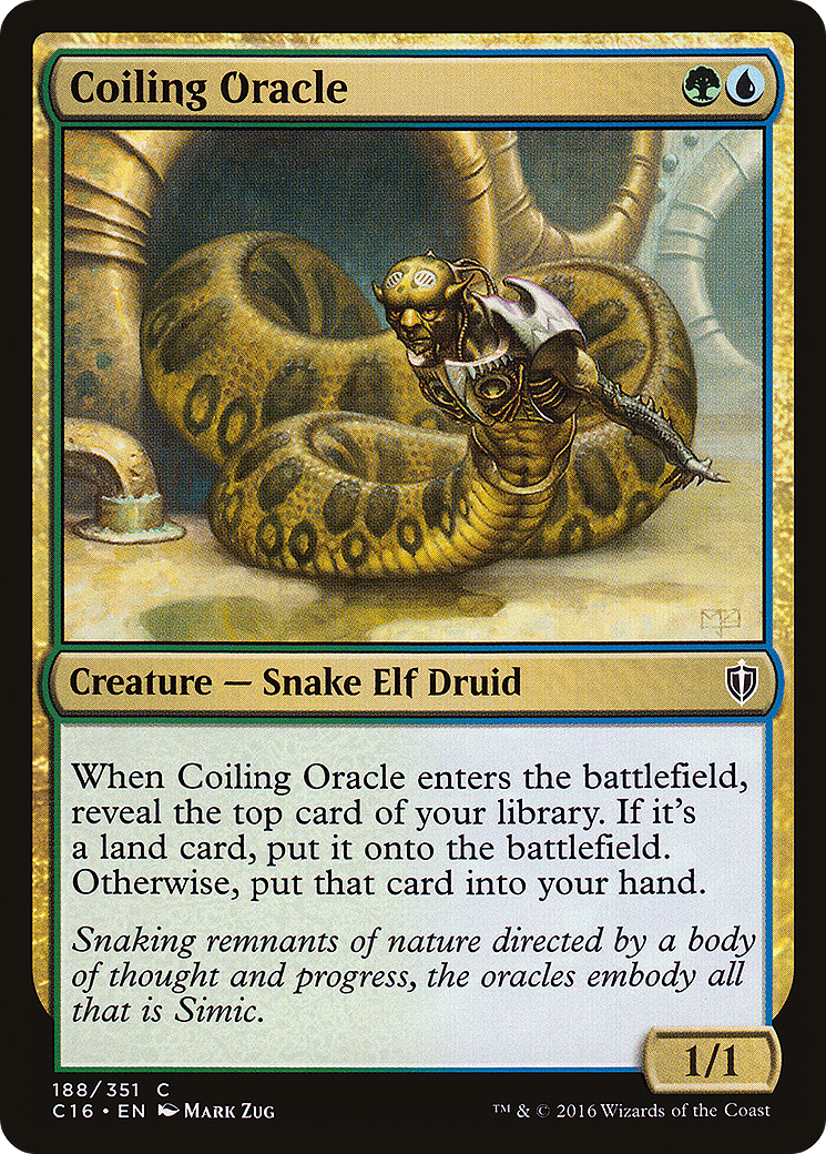 Coiling Oracle [Commander 2016] - The Mythic Store | 24h Order Processing