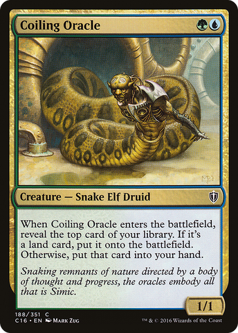 Coiling Oracle [Commander 2016] - The Mythic Store | 24h Order Processing