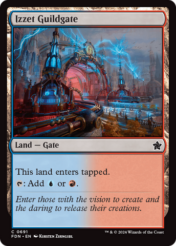 Izzet Guildgate [Foundations] - The Mythic Store | 24h Order Processing