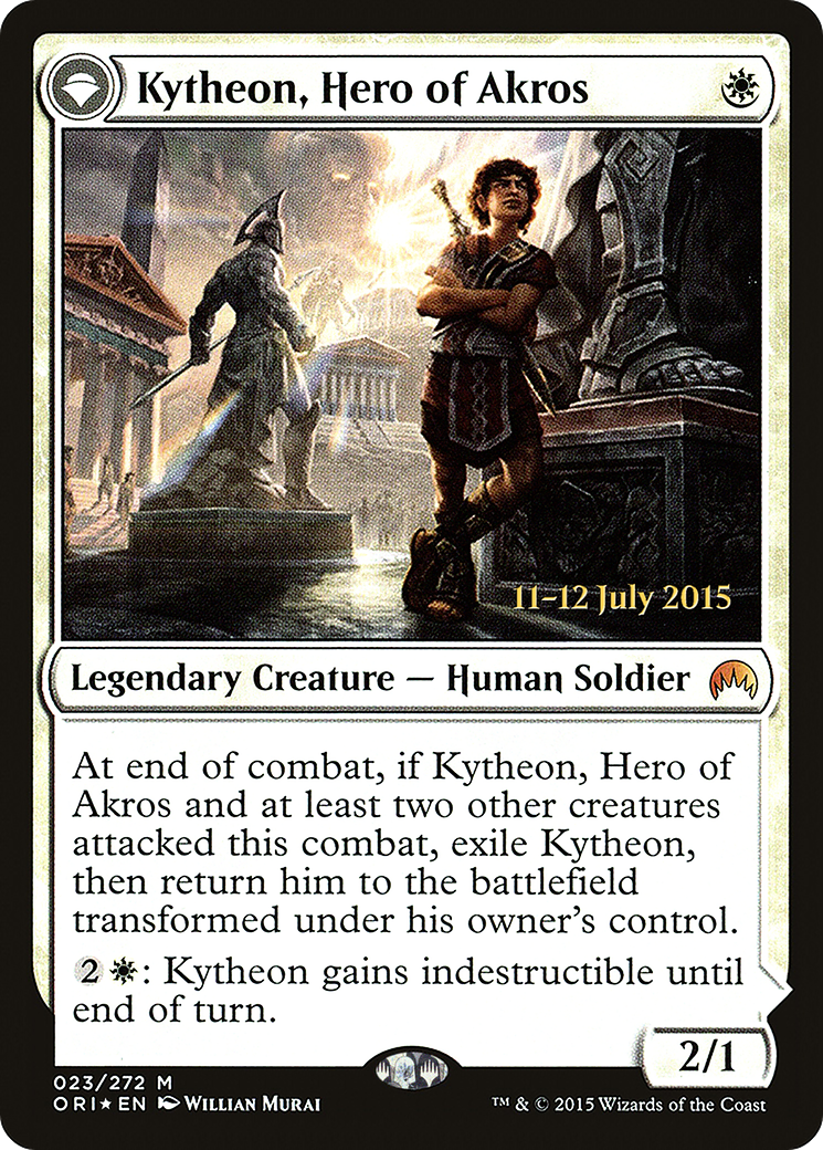 Kytheon, Hero of Akros // Gideon, Battle-Forged [Magic Origins Prerelease Promos] - The Mythic Store | 24h Order Processing
