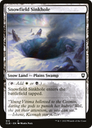 Snowfield Sinkhole [Commander Legends: Battle for Baldur's Gate] - The Mythic Store | 24h Order Processing