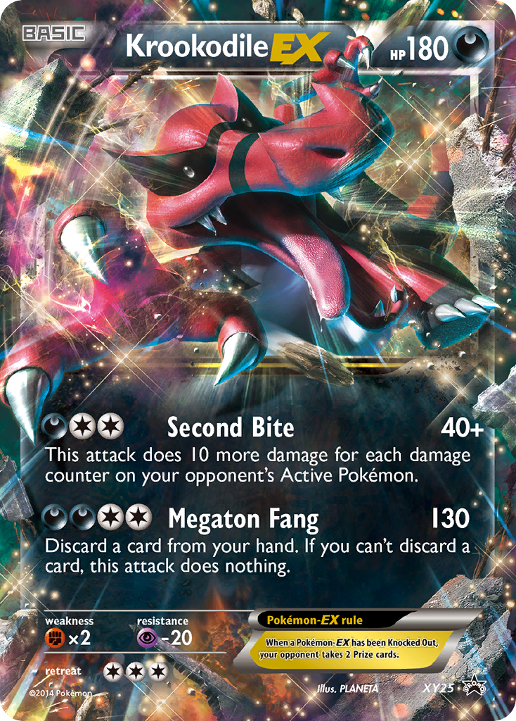 Krookodile EX (XY25) [XY: Black Star Promos] - The Mythic Store | 24h Order Processing