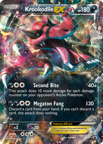 Krookodile EX (XY25) [XY: Black Star Promos] - The Mythic Store | 24h Order Processing